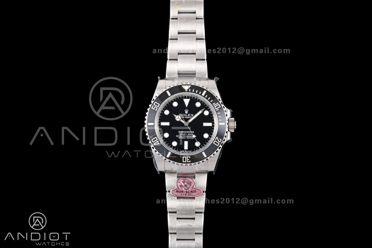 Submariner 41mm 124060 No Date 904L Steel Gold Maker 1:1 Best Edition JH3230 Free Sprung